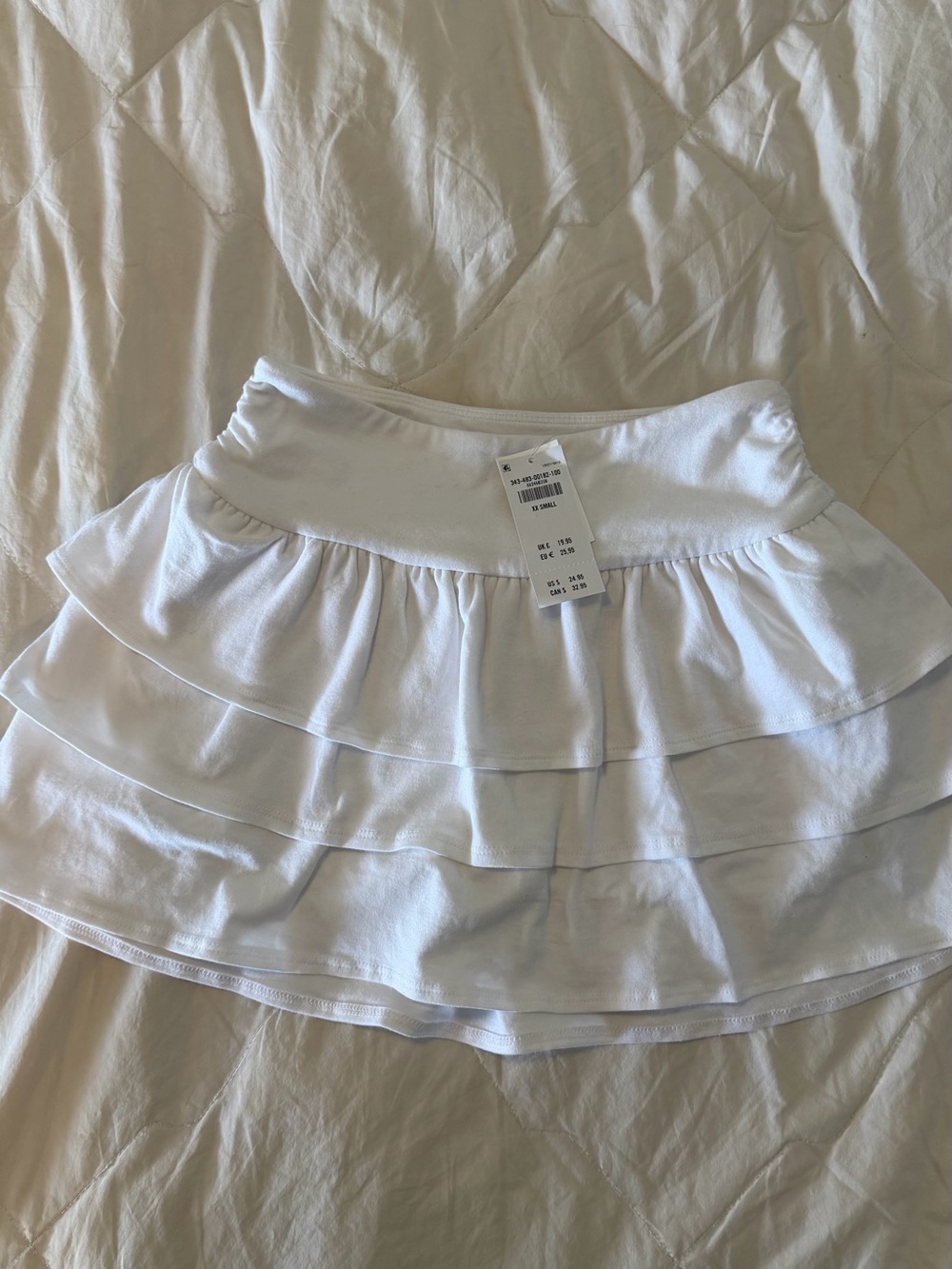 HollisterWhite Tiered Ruffle Skort - Women